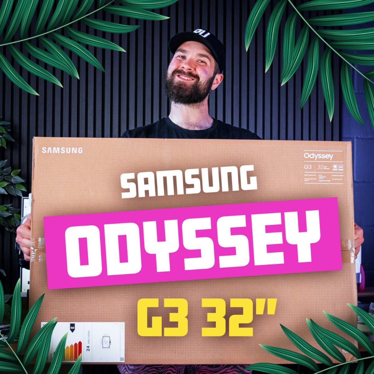 SAMSUNG ODYSSEY G3 32" GAMING MONITOR - AUTO DRAW!